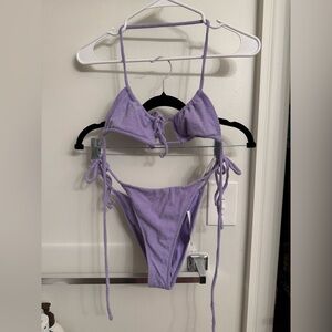 Pac-sun Swim Lavender Bikini Set—SIZE S